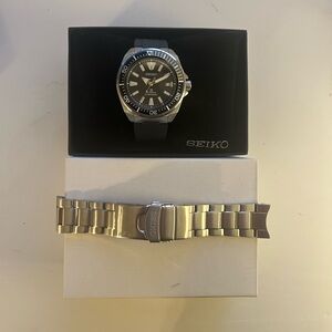 Seiko Prospex Men's Black Dive Watch - SRPB51